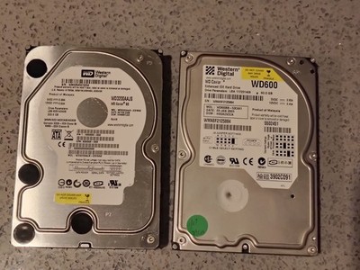 WESTERN DIGITAL Caviar SE 3.5'' Hard Drive 320GB WD3200AAJS & 60GB WD600BB