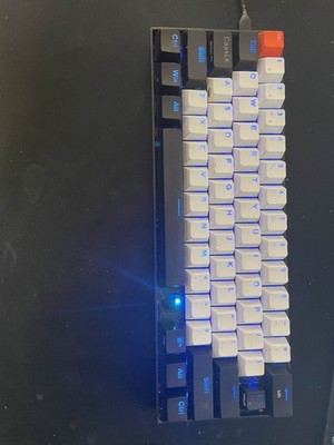 **MODDED** Red Dragon Keyboard K530RGB Brown Switches Custom Keycaps