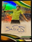 2025 Topps Chrome Tennis Gold Refractor Stefanos Tsitsipas #CA-STS
