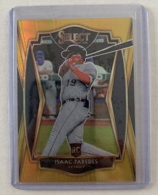 2021 Panini Select Isaac Paredes Gold #d/10 RC