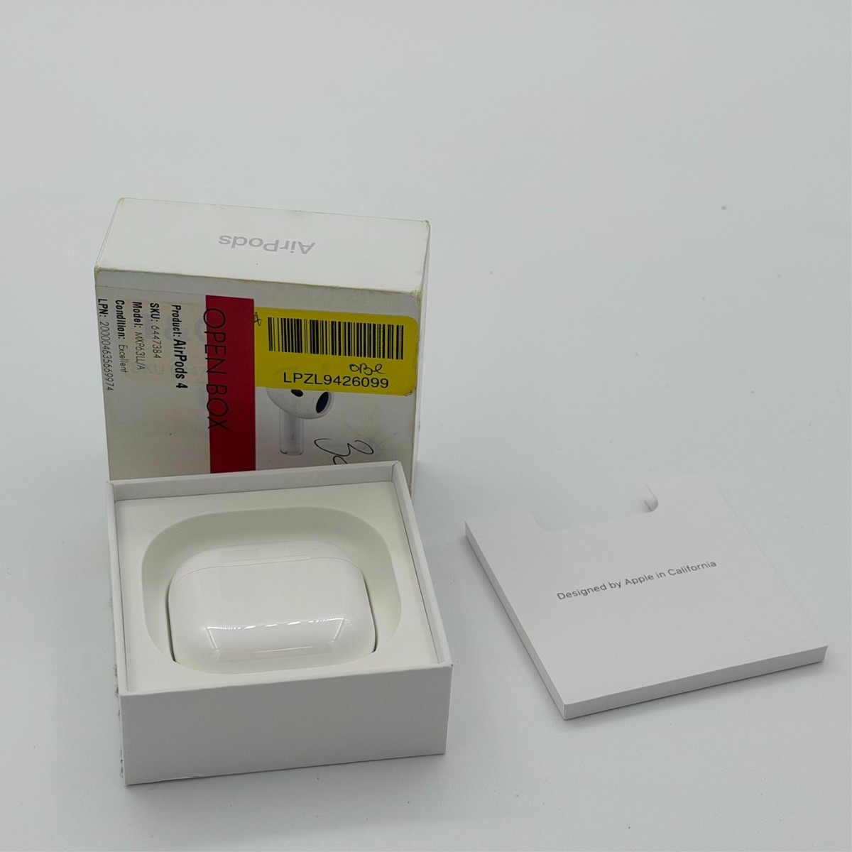 Apple AirPods 4th Gen w/ USB‑C Case – H2 Chip, Spatial Audio, Open