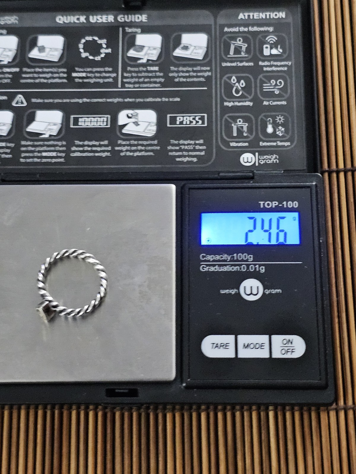 925 Silver Citrine Solitaire Ring - image 11