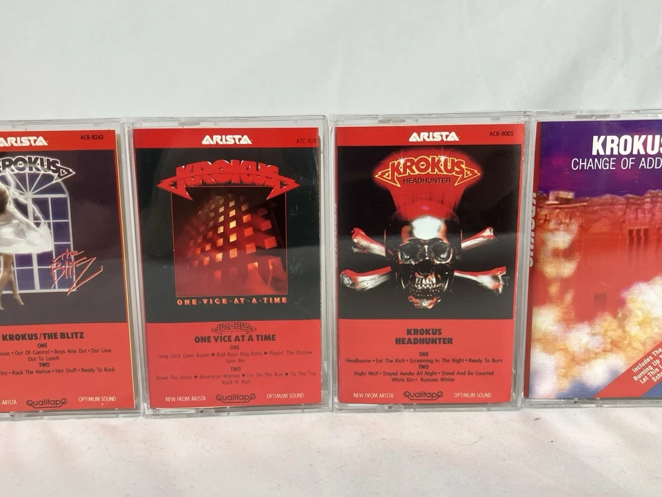 Лот кассет KROKUS x7 Оборудование Vice Headhunter Blitz Change Alive Heart - Изображение 4 из 4