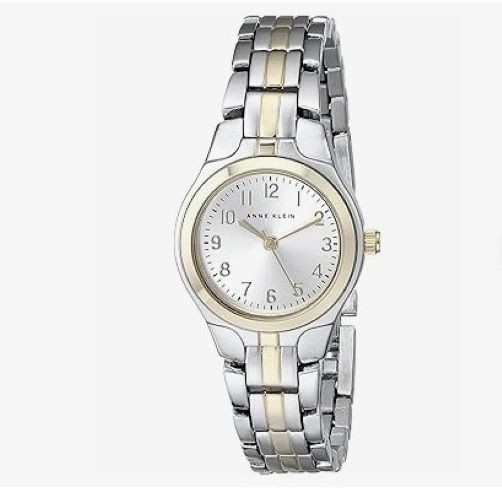 Anne Klein Womens Two-Tone Bracelet Watch 105491SVTT New in Box