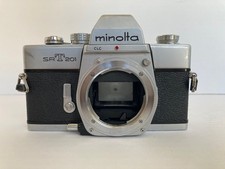 Minolta SRT 201 35mm film SLR camera body only - meter works