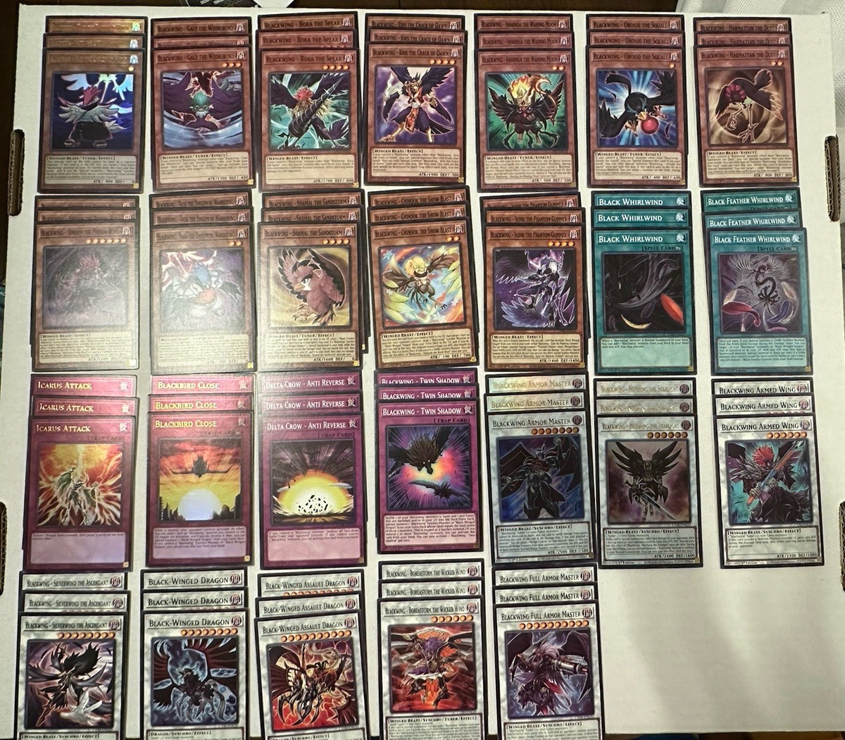 Yugioh Blackwing Complete Deck Core 78 Cards Legendary 5ds Deck L5DD