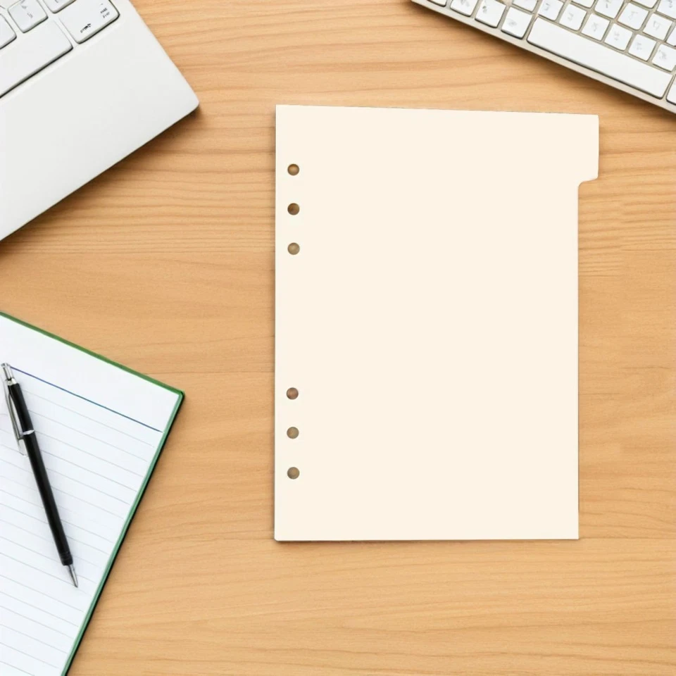 18Pcs Binder Divider A5: Folder Planner File Dividers With Tabs - 6 Holes Loose - Image 3 of 4