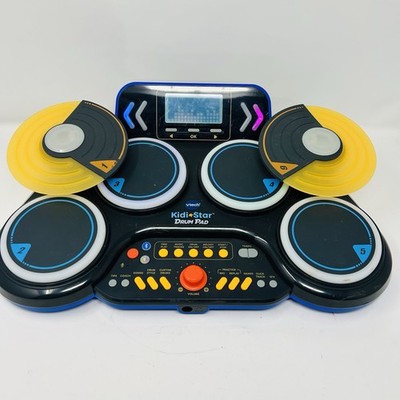 V Tech Kidi Star Drum Pad Tested No Sticks Music Lights Games Bluetooth
