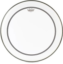 Remo Powerstroke 3 Bass Drumhead with 2.5" Impact Pad - 22" - Clear
