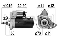 Messmer Starter 2 KW FüR VW Golf IV 1.4 16V 1.9 TDI 2.3 V5 Ford Galaxy Octavia
