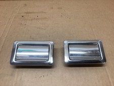 1968 - 1972 Gm Firebird Camaro Rear Seat Arm Rest Ashtray Chrome Lids Used 1968 - 1972 Gm Firebird Camaro Rear Seat Arm Rest Ashtray Chrome Lids Used