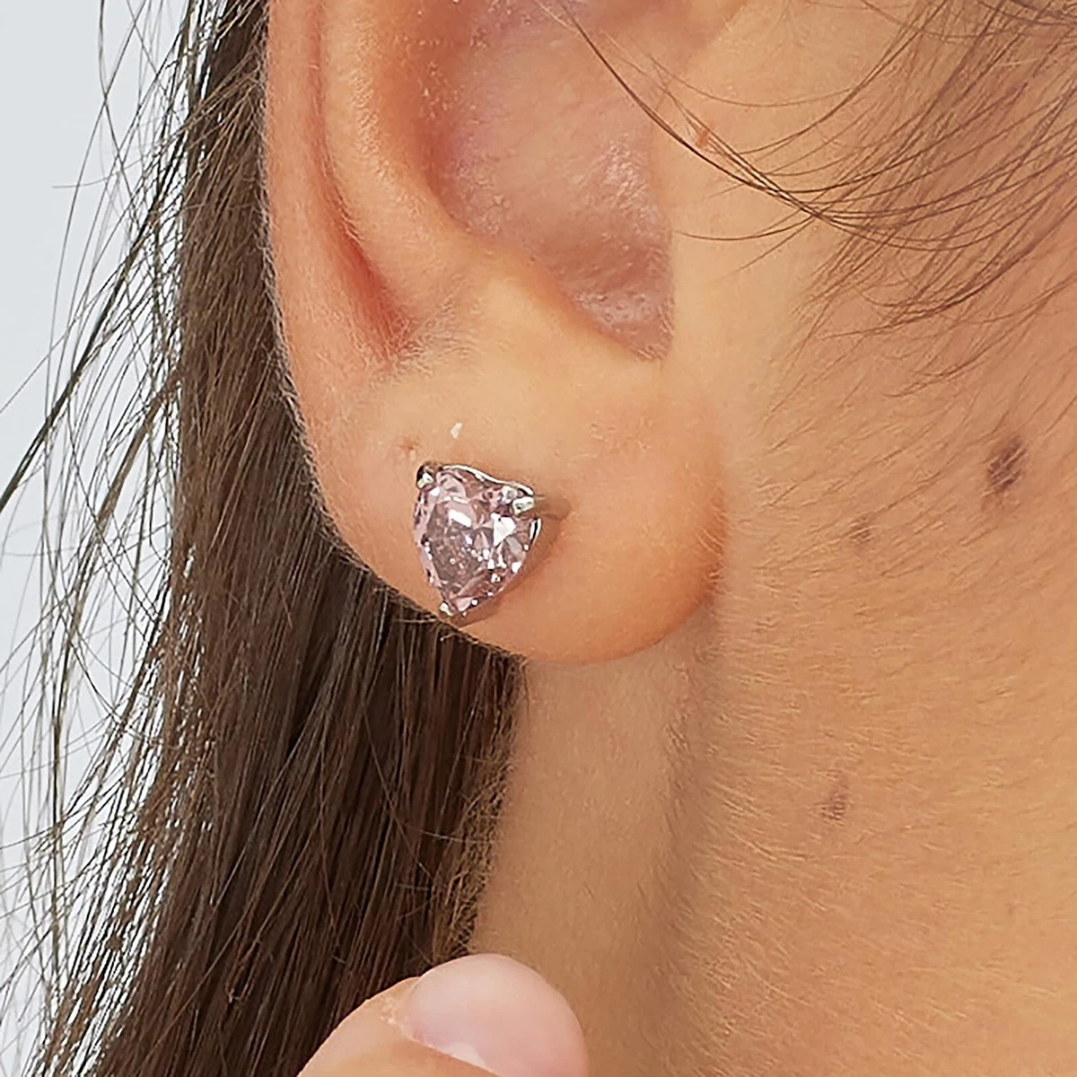 CELESTIA Orecchini A Punto Luce Con Iniziale In Argento 925 E Oro Rosa - Gioiello Personalizzato Per Donna