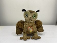 Steiff Animal 11cm Owl - See Photos for Condition