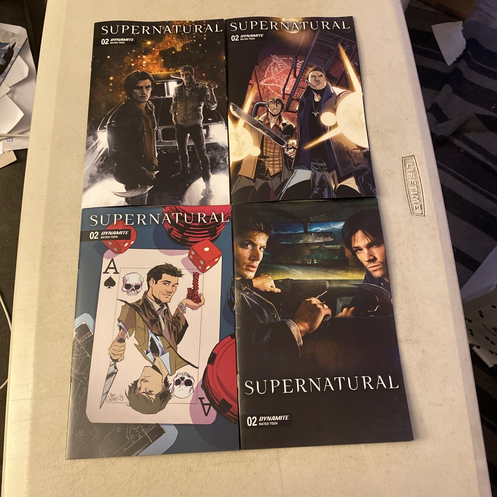SUPERNATURAL Issue #2 Cover Set, 5 Covers - Dynamite Comics