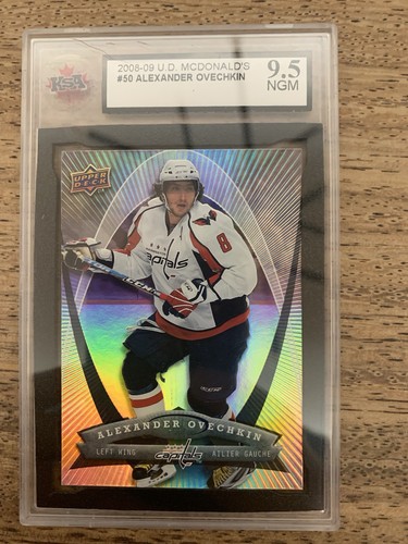 Carte Signée Alexander Ovechkin (Capitals) 21-22 Upper Deck SP, Authentifiée, Avec Patch De Maillot