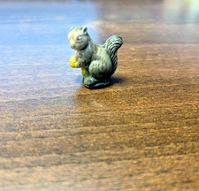 Wade Whimsies Squirrel Figurine, Vintage Squirrel with Nut Collectable Ornament