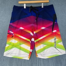 Billabong Platinum PX2 Boardshorts Men 36 Multicolor Stretch Performance Beach