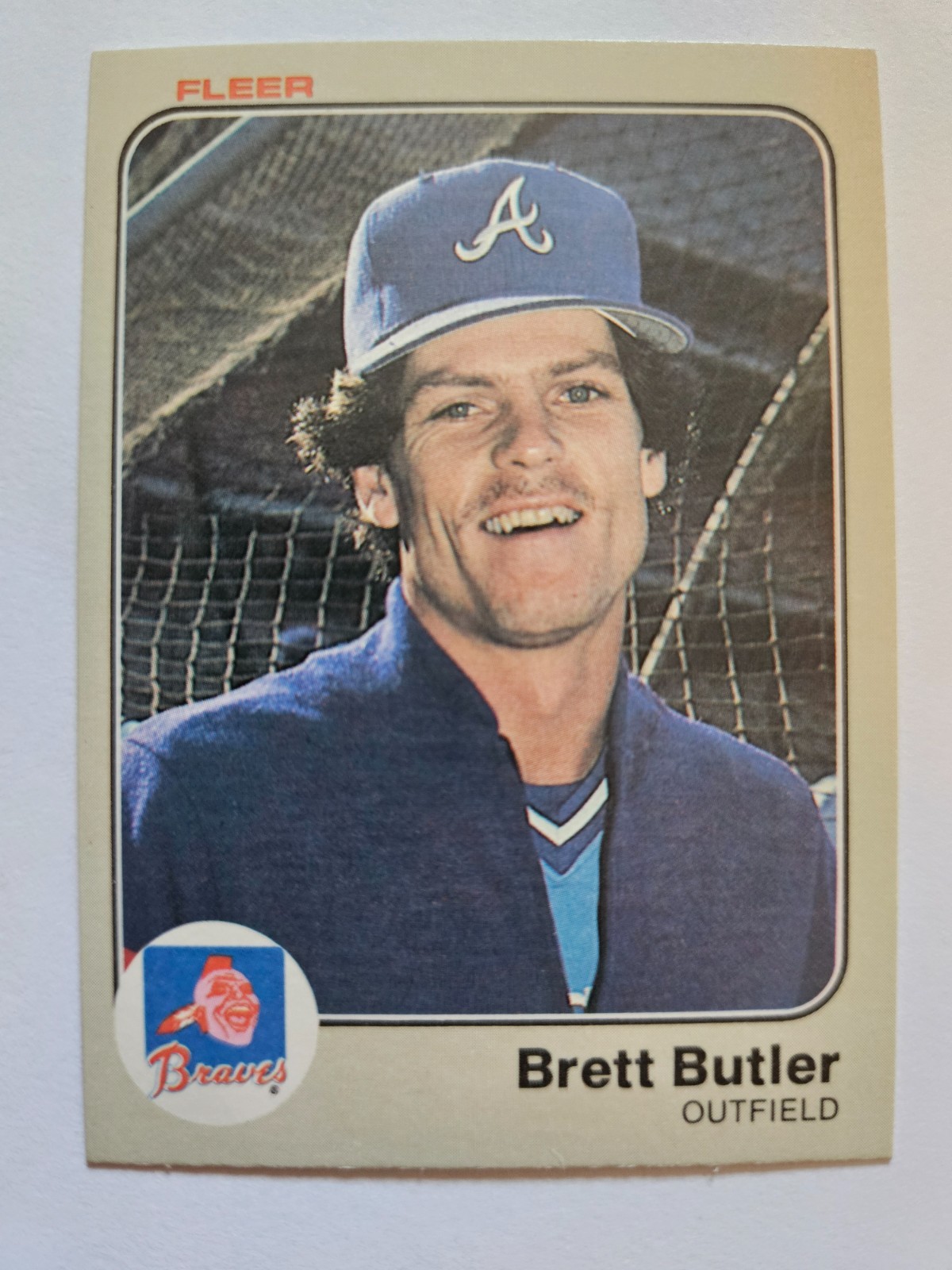 1983 FLEER BRETT BUTLER #132 NM