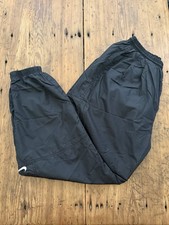 VINTAGE 90s Nike Sport Wind Pants Mens Black Sweatpants Track Sz XL Hong Kong