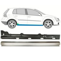 FüR Volkswagen Golf 5 V 2003- Innen+Aussen Schweller Reparatur Blech / Rechts