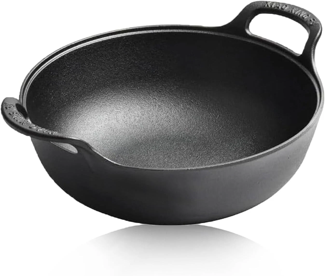 25cm Cast Iron Wok Non Stick, Induction Large Capacity Deep Frying Pan Flat Base
Opens in a new wind