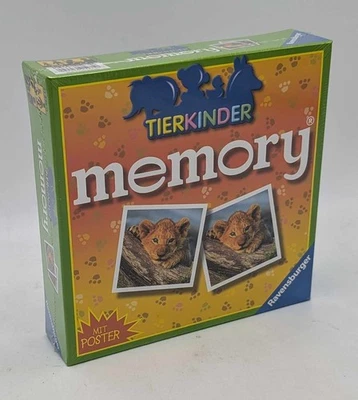 Ravensburger 21275 Tierkinder memory Tier Kinder Löwe Eselfohlen Kätzchen NEU - Bild 1 von 4