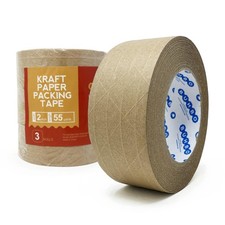Brown Kraft Packing Tape, Heavy Duty Reinforced Moving Tape for Carton , Ad...