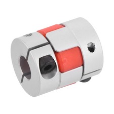 8mm to 10mm Shaft Coupling 30mm L 25mm Dia Motor Coupler Aluminum Alloy