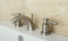 Kingston Brass KS2958DL Concord 1.2 GPM Mini-Widespread Bathroom Brushed Nickel