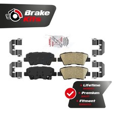 Rear Ceramic Disc Brake Pads For 2017-2020 Hyundai Elantra 2017-2024 Kia Forte
