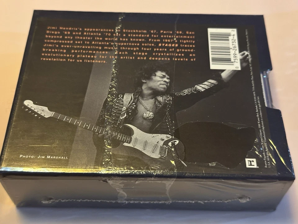 Jimi Hendrix "Stages" 4 Cassette Tape Limited Edition Box Set ✨New Sealed✨ - Image 2 of 2