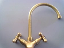 RUBINETTO CUCINA DECO' EMMEVI BRONZATO CON VITONE CERAMICO 90°