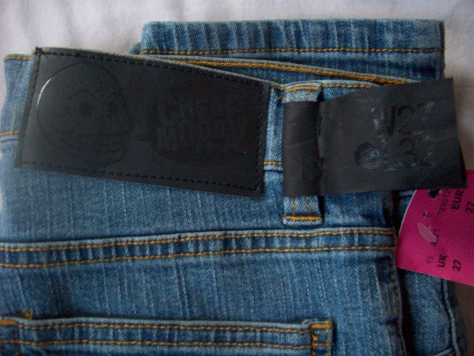 CHEAP MONDAY Sz 8 Low-Rise Jeans W27" L32" BNWT Rrp £45 image 2