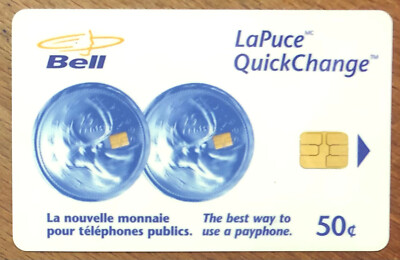 SCHÖNE KANADA MÜNZE MÜNZE 25 CENT TELECARD TELECARTE PHONE CARD KARTE