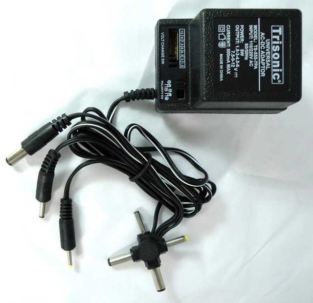 Buy Trisonic TS-505B AC/DC Adapter - Black online | eBay