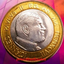 VATICAN VATCAN 1000 Lire 1997 John Paul II ANNO XIX 6695#????