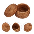  Rattan Baskets Bathroom Storage Household Small Sundries Container