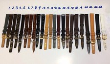 Vintage Lady  s Genuine Calf Leather Watch Band  Made In Canada  10 mm
