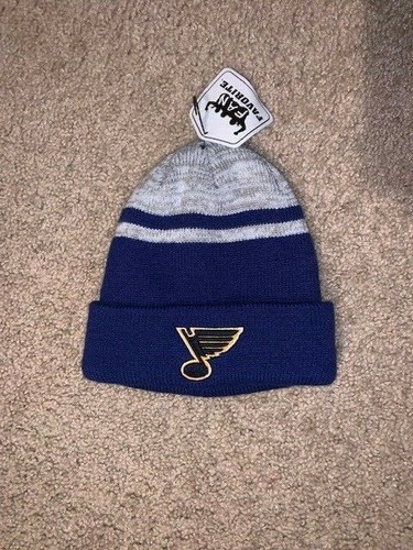 ST LOUIS BLUES BEANIE WINTER KNIT HAT 