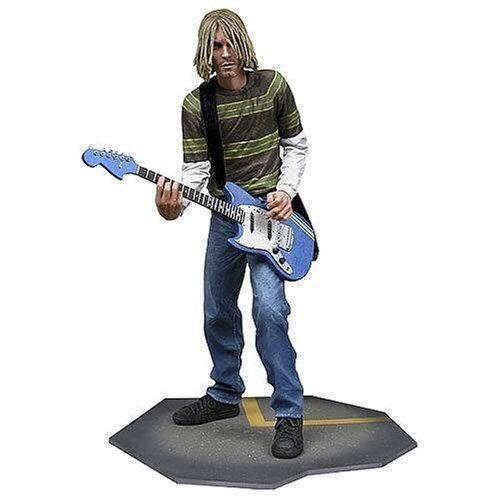 NECA Kurt Cobain 7'' Action Figure with Skyblue Guitar