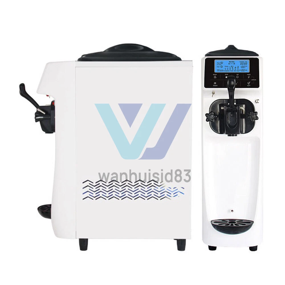 Commercial Ice Cream Maker Automatic 14L/Hour Stainless Steel For Cafe Shop Home