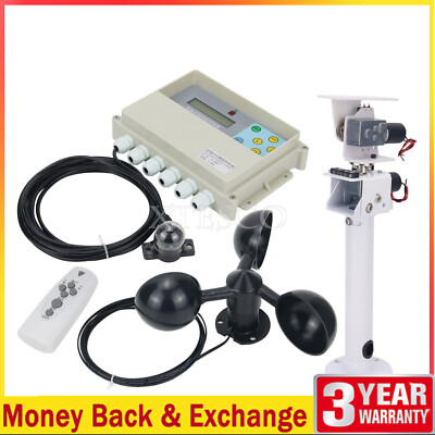 Dual Axis Solar Tracker Controller+Remote &Wind Speed Sensor+DC Dual Axis Gimbal