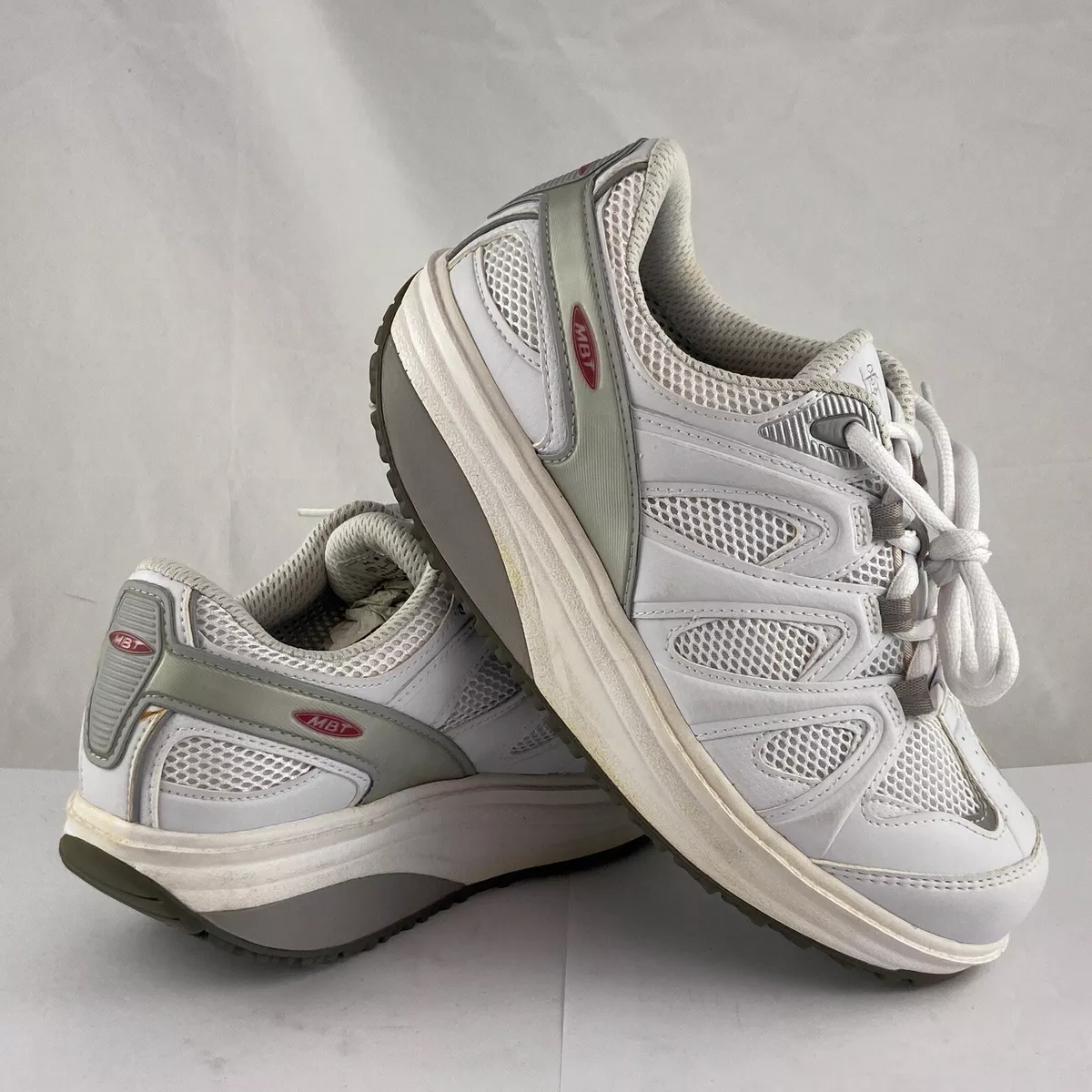 modvirke tilstrækkelig bemærkede ikke MBT Women&#039;s Sport Walking Shoes Rocker Toning Comfort White 400167-16  Size 7.5 | eBay