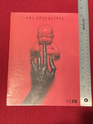 AHS Apocalypse TV Series Promo on Fox 2018 Print Ad