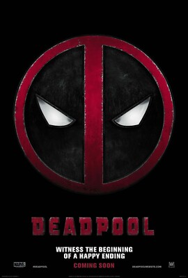 2016 Marvel Deadpool Movie Poster 11X17 Wade Wilson Ajax Vanessa Mercenary   