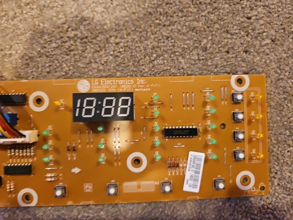 Placa de controle LG Washer Display Part# eax43051201 |WM561 - Imagem 4 de 4
