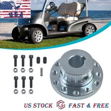 12 Holes Hub Shaft Axle Adapter 5/8" W/ 6 Screws For Go Kart Golf Cart Buggy