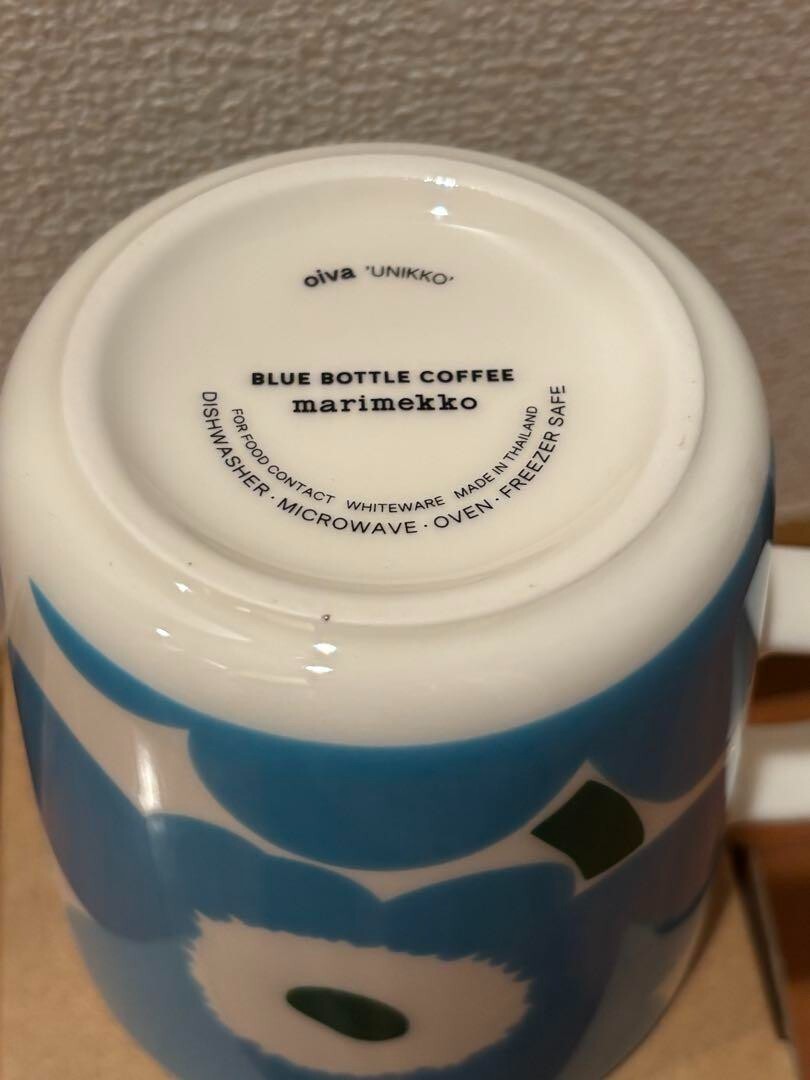 Blue Bottle Coffee Marimekko Unikko Mag w/ Espresso Cup & Saucer