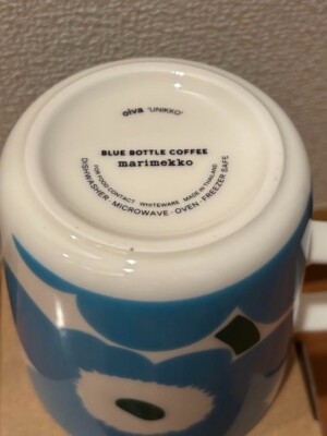 Blue Bottle Coffee Marimekko Unikko Mag w/ Espresso Cup & Saucer