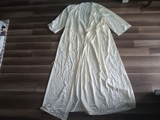 VTG Collectibles by JCPenneys women L-size silky cream color robe NWOT